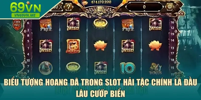 Biểu tượng hoang dã trong slot hải tặc 